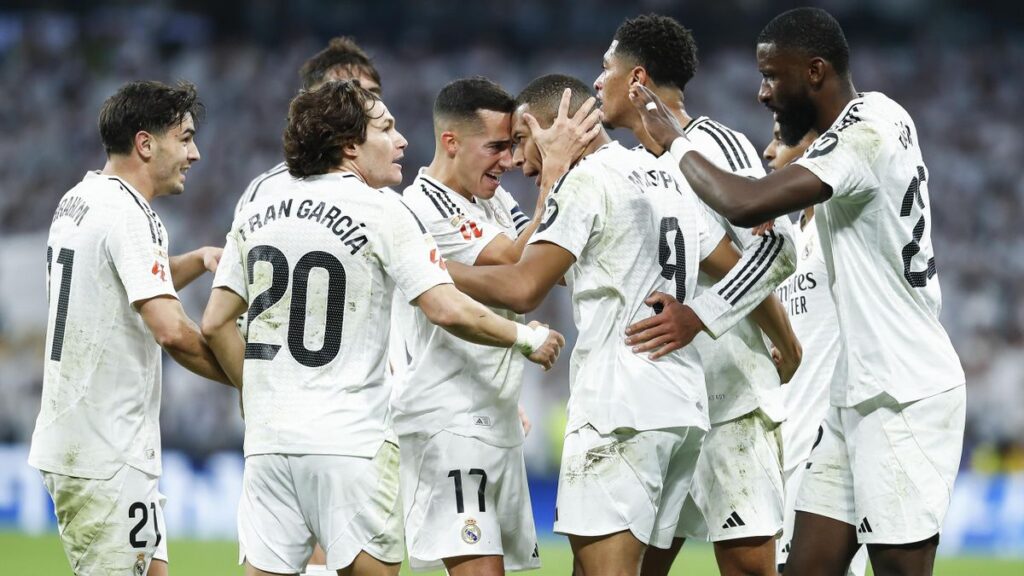 Festejo Real Madrid con Mbappé. - Fuente de la imagen: Getty Images