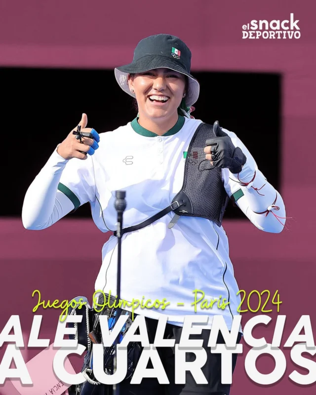 🎯 ¡Ale Valencia avanza a cuartos de final! 🇲🇽

Con flecha de oro, la arquera mexicana avanza de ronda al derrotar a la china Li Jiaman por 6-5 en la explanada de Los Inválidos en los #JuegosOlímpicos #París2024 

En cuartos de final enfrentará a la ganadora del encuentro Lim Sihyeon🇰🇷 vs Megan Havers 🇬🇧 a las 5:13am.

#juegosolímpicos  #olympics | @cmteolimpicomex @micozito