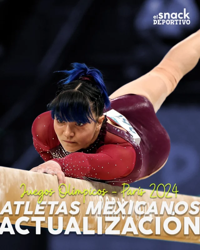 🚨Te dejo una actualización de lo que ha pasado en las últimas horas con los atletas mexicanos:

Sofía Reinoso 🇲🇽 finaliza el contrarreloj de Kayak Cross 🛶 en 82.99s ⏱️, asegurando su pase a la ronda de 1 de enfrentamientos directos
———
Alexa Moreno se quedó como primera reserva para la final de gimnasia artística, pero hoy aparece su nombre en la final de la disciplina de Salto de Potro 😳.

No ha habido un anuncio oficial, pero Alexa Moreno podría competir el día de mañana 🔥🇲🇽
———
Queda corto México en su defensa del tercer lugar olímpico de tiro con arco mixto

Alejandra Valencia y Matías Grande 🇲🇽 cayeron 5-1 en cuartos de final 🏹 ante la dupla alemana en #Paris2024, sin posibilidad de refrendar el bronce de Tokyo 2020. 
———
El equipo mexicano de salto ecuestre opta por no participar en la final debido a que el caballo Porthos Maestro WH Z del jinete Carlos Hank Guerreiro amaneció resentido de una pata. 

🐎La salud de los caballos es prioridad ❤️🇲🇽
———
Miguel Carballo y Alexis López en el top 10 olímpico de remo

Cerraron en cuarto lugar de la final B en la prueba scull ligero doble varonil 🚣.
———
Alejandra Zavala concluye su tercera experiencia en Juegos Olímpicos 

Sumó 580 puntos en la clasificatoria de pistola 25 metros, a cinco unidades de avanzar a la final.
———
Finalizó la segunda jornada del golf masculino. 

⛳️Carlos Ortiz tuvo hoy un golpe bajo para sumar cuatro golpes totales bajo par y se ubicó en la posición 19. Mientras que Abraham Ancer terminó hoy en par para sumar uno abajo total en el lugar 35.

¡Gracias a todos los atletas por poner a México en lo alto! 

#Paris2024 #olympics #juegosolímpicos | @cmteolimpicomex
